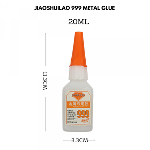 <span class=keywords><strong>999</strong></span> <span class=keywords><strong>Super</strong></span> Adesivo 20ML Cola Líquida Resistência a Alta Temperatura Cola Instantânea de Metal para Ferro Fundido Aço Cobre Folha Liga de Zinco - Product Image 1