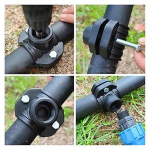 Collier de serrage pour tuyau PP haute résistance pour irrigation agricole, raccord de branche à filetage femelle DN25, résistant aux produits chimiques et à la corrosion - Product Image 1