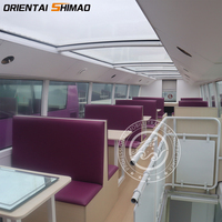 Autobús Urbano Multifuncional de Dos Pisos con Ventanas Corredizas de Vidrio