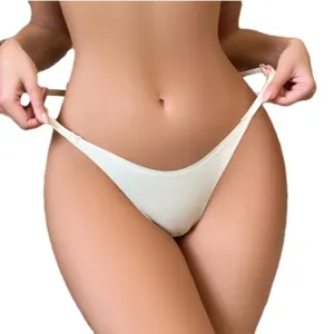 Đồ lót của phụ nữ cộng với kích thước tóm tắt băng lụa một mảnh liền mạch thongs quần lót sexy đồ lót dành cho phụ nữ