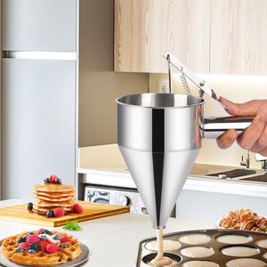 Dispensador de Masa para Panqueques de Acero Inoxidable, 600 ml, Ecológico, Apto para Lavavajillas, Acabado Espejo - Product Image 2