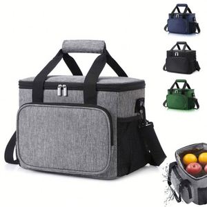 Bolsa Térmica para Almuerzo con Logotipo Personalizado, Aislada, Plegable, Ecológica, Reutilizable, para Empacar Alimentos, Refrigerador, Comestibles - Product Image 1