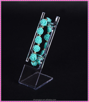 Support de Présentation Moderne en Plastique Transparent pour Montres et Bracelets à Chaîne Unique, Organisateur de 10,5 cm de Hauteur