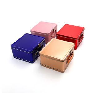 Gran oferta, proveedor de caja de lata de almuerzo de China de alta calidad con mango de plástico y cerradura de metal - Product Image 4