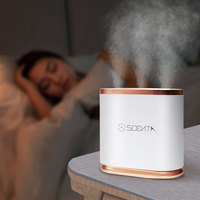 Diffuseur de parfum de table SCENTA, nébuliseur à air froid, 3 réservoirs d'huile indépendants, 500 ㎡   Diffuseur de parfum sans eau pour grandes surfaces, OEM personnalisé