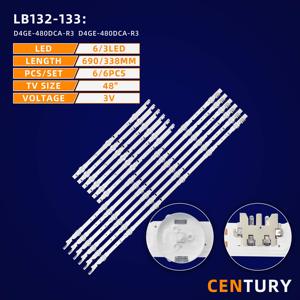 Tiras LED Para TV Pour 48 Pouces UE48H6470 UE48H6200 UE48H5500 UE48H6400 UE48J5600 D4GE-480DCA-R3 2014SVS48F 3228 L06 REV 1.0 B R03 - Product Image 2