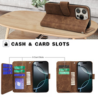 Étui de téléphone en cuir PU magnétique antichoc pour Redmi 15A A7 Pro Note 15 Pro+ 15 4G 5G A3 Pro A4 A5 avec porte-cartes