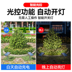 Solar Garden <b>Light</b> Led Wall Mount Water Resistant Mono Si Solar Powered 12V Outdoor Lawn <b>Tree</b> Lighting - Product Image 5