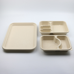 <span class=keywords><strong>Plateau</strong></span> jetable en acier inoxydable, <span class=keywords><strong>plateau</strong></span> à <span class=keywords><strong>repas</strong></span>, bagate rectangulaire de 3 à <span class=keywords><strong>5</strong></span> <span class=keywords><strong>compartiments</strong></span> avec couvercles transparents - Product Image 5