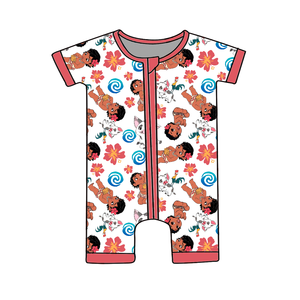 Jumpsuit Bayi Rajut Custom Desain Cetak Mobil Musim Gugur, Pakaian Bambu dengan Ritsleting Dua Arah, Romper Bayi Kasual Unisex - Product Image 3