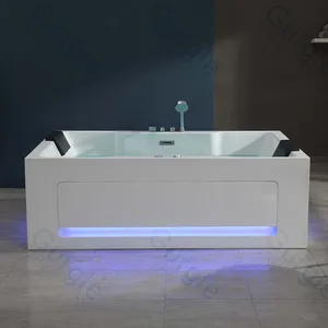 Hot Sale Whirlpool Spa Whirlpool Erwachsenen massage 2 Personen Acryl freistehende Badewannen