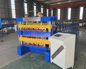 아연 도금 강철 자동 사다리꼴 거친 고립 Ibr 지붕 패널 만들기 기계 - Product Image 3