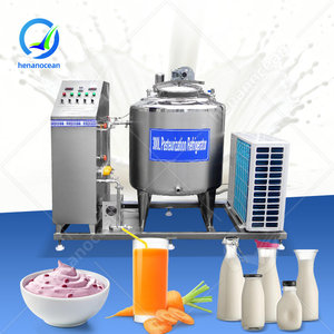 เครื่องพาสเจอร์ไรซ์นม OCEAN ขนาด 100 ลิตร พร้อมเครื่องทำไอศกรีมและเครื่องผสมแบบโฮโมจีไนเซอร์ - Product Image 1