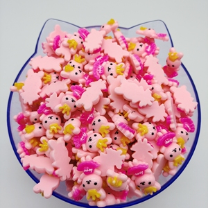 Bán buôn phụ kiện tự làm vật liệu làm bằng tay Giày Fastener hat vá nhựa phụ kiện Nhựa Thỏ để trang trí - Product Image 3