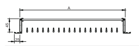Fornitura dimensionale personalizzata/<span class=keywords><strong>dimensioni</strong></span> del viso 500*200mm griglia in alluminio a strato singolo rimovibile con rete in Nylon - Product Image 3