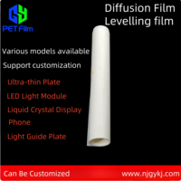 GY Film diffuseur d'éclairage à LED Rouleaux de film LED pour lumière LED avec film diffuseur d'épaisseur 0.15mm 0.125mm 0.188mm