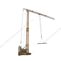 Grue à tour auto-éreignante rapide QTK25 avec capacité de 3 tonnes et boîte de vitesses et moteur - Exportée dans le monde entier