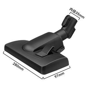 35mm Tapis de Sol Dur Mieles S1/S2/S4/S5/S6/S8/C1 <span class=keywords><strong>Aspirateur</strong></span> Accessoires Pièces Mieles Tête de Brosse Avec Base Métallique Grandes Roues - Product Image 2