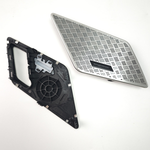 Pelindung pintu mobil baja tahan karat, untuk BMW X1 X2 seri U10 U11 U12 Panel pengeras suara pintu Perak logam - Product Image 5