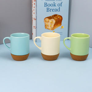 Preço de Fábrica Caneca de Cerâmica Branca de 6oz para Sublimação com Fundo de Cortiça Isolante Caneca de Café de Cerâmica Personalizada com Base de Cortiça - Product Image 2