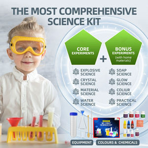 어린이를위한 줄기 학습 교육용 장난감 과학 실험 키트 유치원 활동 100 + 어린이를위한 실험 과학 키트 - Product Image 3