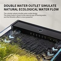 YEE Vente en gros 200 gallons grands aquariums d'aquarium Style industriel Aquarium de poissons en verre ultra clair pour la maison