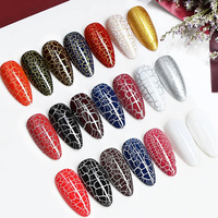 RONIKI Crackle Gel Vernis Couleur Hybride Vernis Gel Laque Soak Off Semi Permanent Crack Gel Vernis À Ongles pour Nail Art