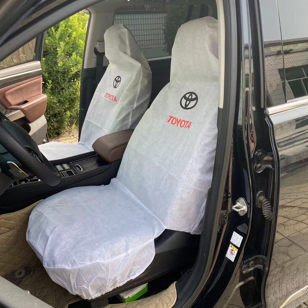 Одноразовые водонепроницаемые нетканые универсальные чехлы на автомобильные сиденья, чехлы на передние и задние сиденья автомобиля