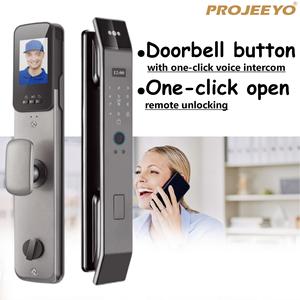 Projeeyo MJ-CS18 sinh trắc học vân tay khóa Wi-Fi cho tuya ứng dụng điều khiển cho gỗ/Thép cửa ra vào-Khu dân cư sử dụng thương mại - Product Image 3