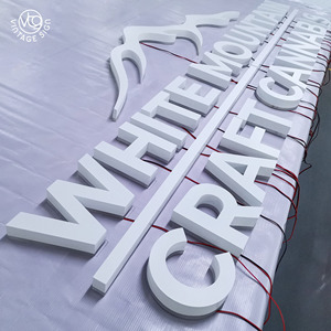 Signag panneaux d'affaires en plein air <span class=keywords><strong>Alphabet</strong></span> 3d avec Led rétro-éclairé lettres et mots en acrylique - Product Image 4