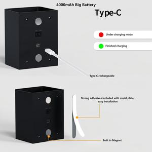 New USB có thể sạc lại bức tường ánh sáng với điều khiển từ xa RGB CCT thay đổi trong nhà không dây dẫn ánh sáng cho nhà trong nhà trang trí chiếu sáng - Product Image 3