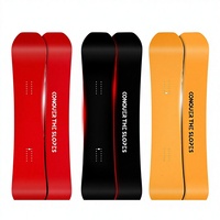 Snowboard Adulte Unisexe Noir Taille S Petite, Ensemble Complet avec Fixations, Freestyle Carving Bidirectionnel Universel pour Toutes les Régions