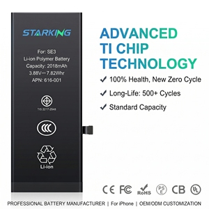 แบตเตอรี่ลิเธียมโพลิเมอร์คุณภาพระดับ OEM สำหรับ <span class=keywords><strong>SE</strong></span> <span class=keywords><strong>2022</strong></span> และรุ่นอื่นๆ ความจุสูง ประสิทธิภาพเสถียร พร้อมส่ง - Product Image 1
