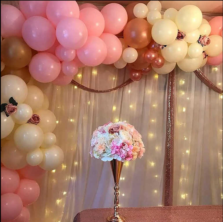 Factory Wholesale Kid's Party Retro Peach Green Latex Balloon Wedding Birthday Party Decoration