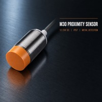 Capteur de proximité rond M30 à tête saillante 15 mm pour détection de métaux, capteur inductif pour l'automatisation des machines CNC