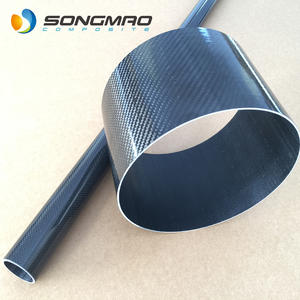 Tube en fibre de carbone 3k de haute qualité, brillant, grand diamètre 300mm, 3k - Product Image 6