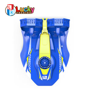 LK Toys 4Ch Funks teuerung spielzeug 2.4G Rc Boot Land und Wasser für Kinder 2 in 1 fern gesteuertes Luftkissen fahrzeug - Product Image 3