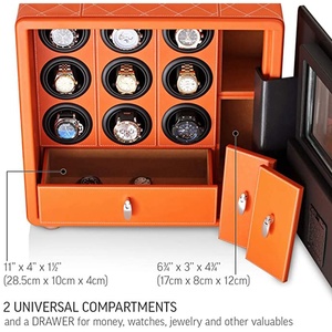 Top Rotation <strong>Automatic</strong> Winding Mechanical Watch New Anti-Theft Equipment with Swing Shakes Feature Premium <strong>Safes</strong> - Product Image 3