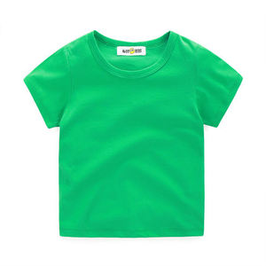 Camisetas y Tops para Niños 100% Algodón Peinado con Logotipo Personalizado, Gran Venta - Product Image 1