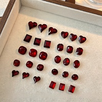 Paso Sico K9 Bijoux pour ongles, strass en verre scintillants, clous décoratifs, cœurs ondulés de différentes tailles, œufs de pigeon, camélias rouge bordeaux pour nail art