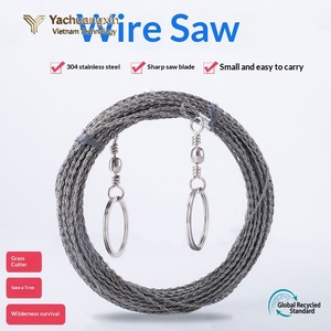 Outdoor Survival DIY Waterproof Metal Rope Fretsaw Camping Portable Mini Steel Wire Hand <b>Saw</b> Emergency Cutting Tool - Product Image 3