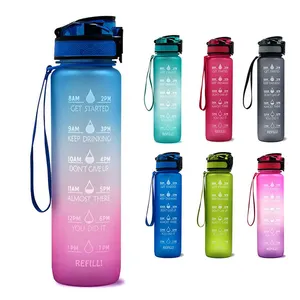 32 Oz Fruit Infuser Water Bottles with Time Marker Insulation Sleeve Recipe Ebook Fun Healthy Way to Stay Hydrated 32OZ Sport