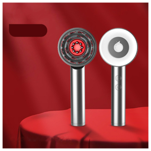 Portátil multifuncional luz roja recargable shiastu eléctrico de mano Spa cepillo dedo cuero cabelludo cabeza masajeador - Product Image 5