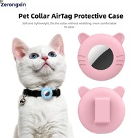 Coque de protection en silicone pour Airtag, best-seller, pour collier de chat ou de chien, anti-perte, localisateur, mini coque en silicone mignonne, coque de protection