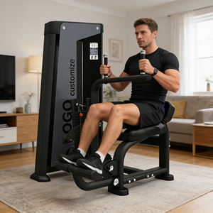 Коммерческий профессиональный тренажер для фитнеса: станок для разгибания/сгибания спины и пресса с отягощениями - Product Image 3