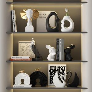 Home Decor Entryway Niche Art Deco Metal Still Life Bohemian Wedding Luxury Decorations Collection - Product Image 2