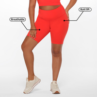 Shorts de yoga et de fitness taille haute personnalisés en gros pour femmes – Idéal pour la course, le fitness, le yoga et le cyclisme