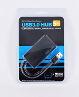 Station d'accueil 4 en 1 pour transfert de données haute vitesse Chargement rapide Mini USB A vers 4 ports USB 3.0 Hub USB pour PC portable