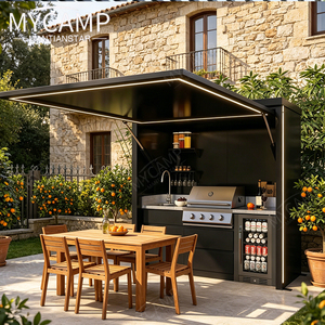 Mueble de Cocina Modular para Exteriores, Venta Directa de Fábrica, Cocina Modular para Casa de Huéspedes, Isla de Barbacoa, Cocina Exterior con Parrilla - Product Image 2