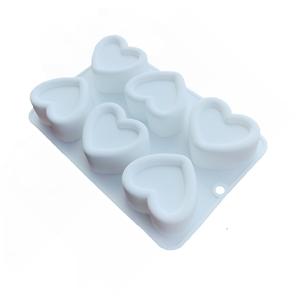 Molde de Silicona para Chocolate en Forma de Corazón, Molde de Silicona para Hornear Pasteles, No Tóxico y Resistente al Calor - Product Image 3